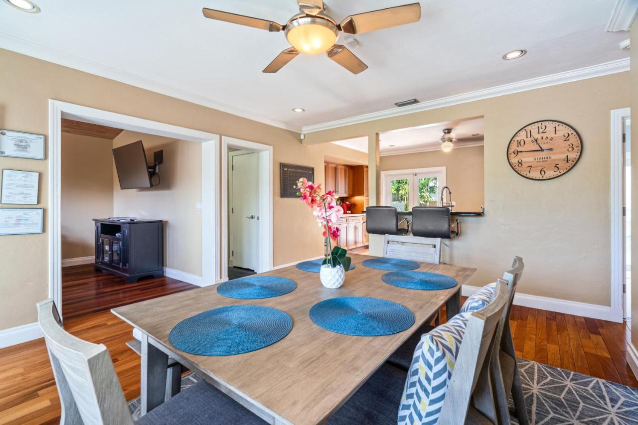 #1 Fort Lauderdale House - Heated Salt Water Pool - Private Oasis-Updated Gorgeous 3Br 3Ba - Las Olas المظهر الخارجي الصورة