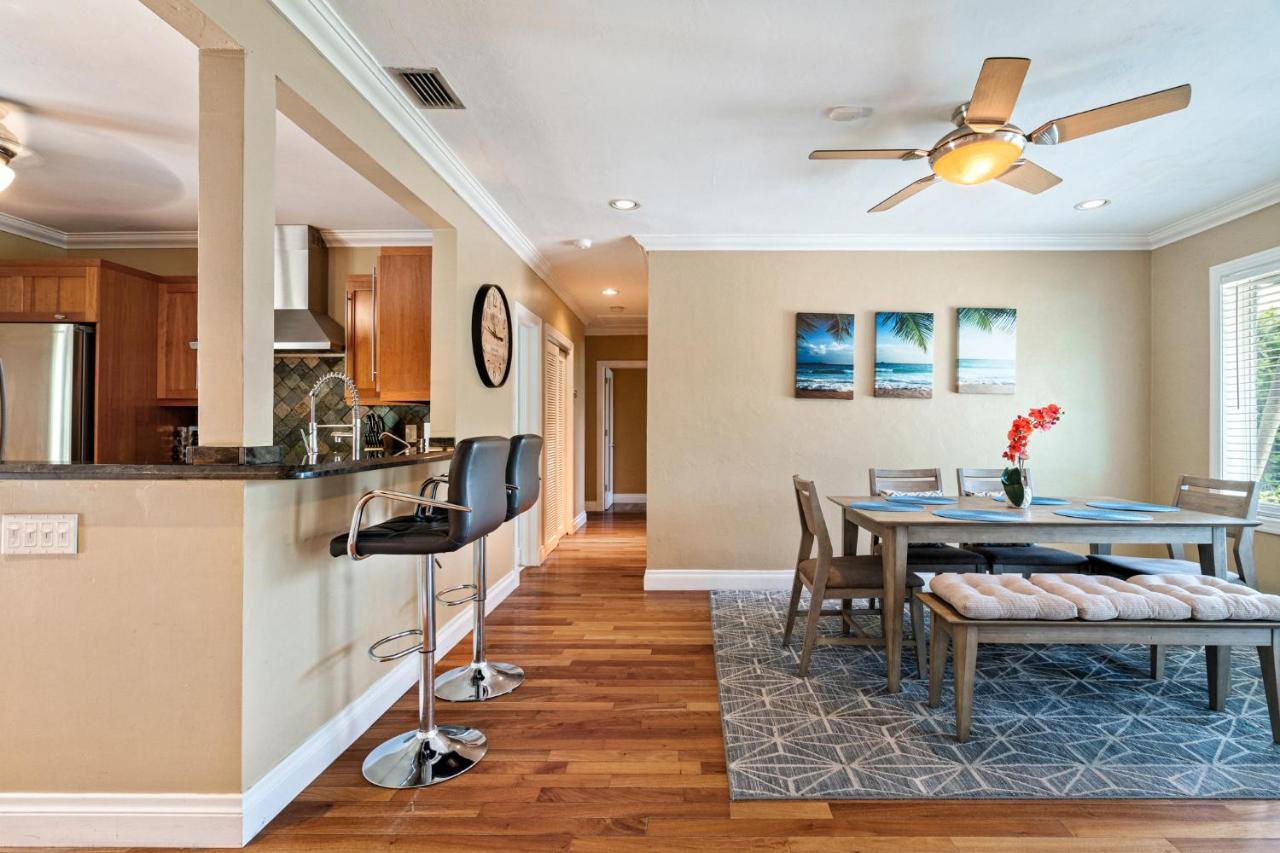 #1 Fort Lauderdale House - Heated Salt Water Pool - Private Oasis-Updated Gorgeous 3Br 3Ba - Las Olas المظهر الخارجي الصورة