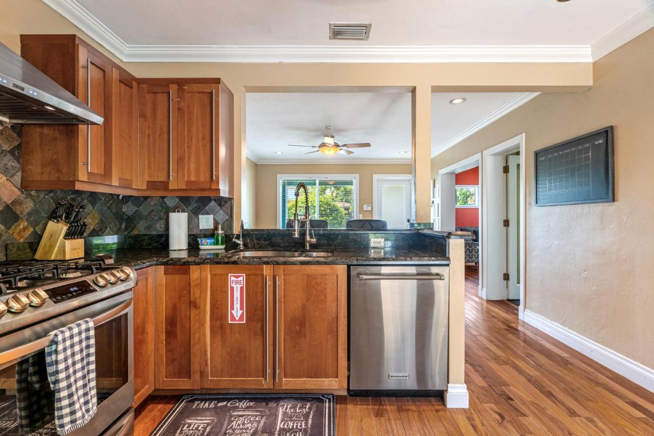 #1 Fort Lauderdale House - Heated Salt Water Pool - Private Oasis-Updated Gorgeous 3Br 3Ba - Las Olas المظهر الخارجي الصورة